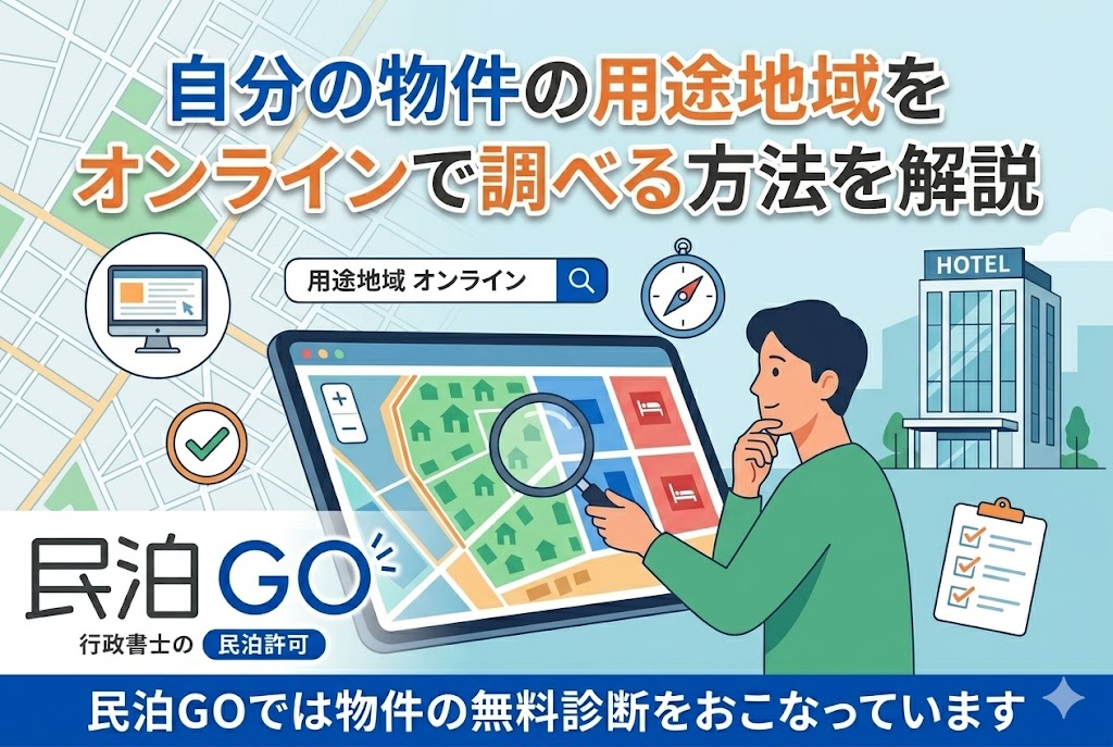 自分の物件の用途地域をオンラインで調べる方法を解説