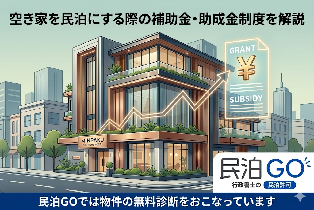 空き家を民泊にする際の補助金・助成金制度を解説