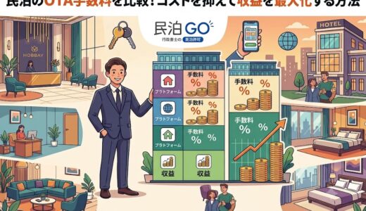 民泊のOTA手数料を比較！コストを抑えて収益を最大化する方法