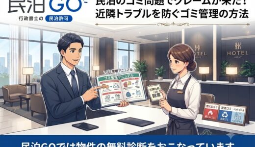 民泊のゴミ問題でクレームが来た！近隣トラブルを防ぐゴミ管理の方法